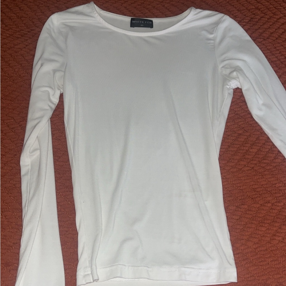 White Long Sleeve Basic - image 1